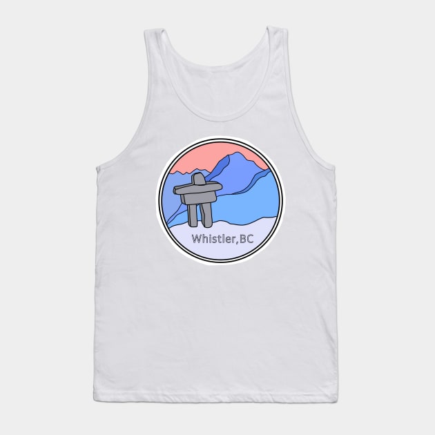 Whistler BC icon Tank Top by Sopicon98